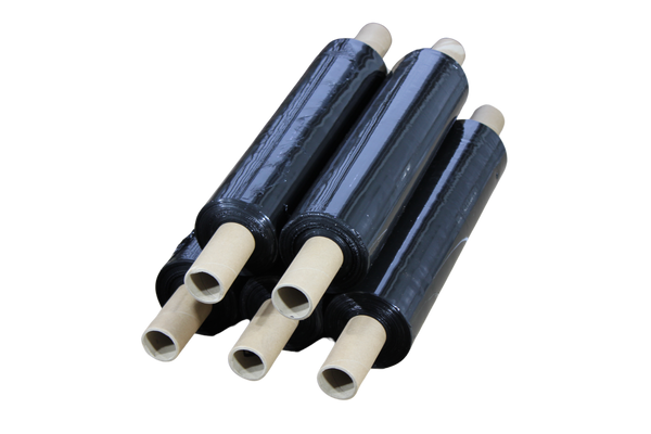 Black Pallet Wrap 400 x 400 x 15mic ext Core – T AND T Packing Solutions