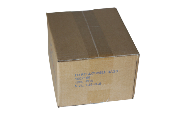 Mini Grip Bag 100mm x 150mm - Box of 1000 bags