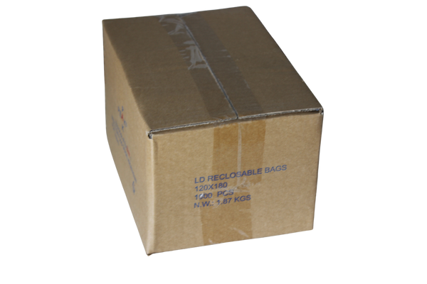Mini Grip Bag 120mm x 180mm - Box of 1000 bags