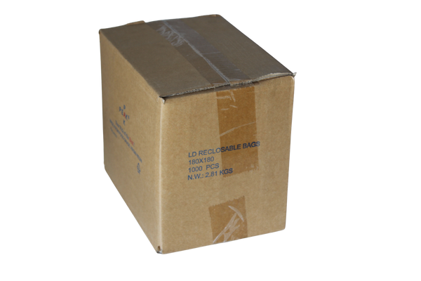 Mini Grip Bag 180mm x 180mm - Box of 1000 bags