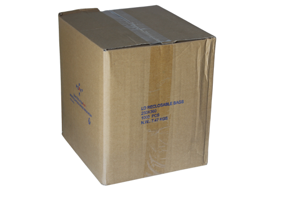 Mini Grip Bag 250mm x 360mm - Box of 1000 bags