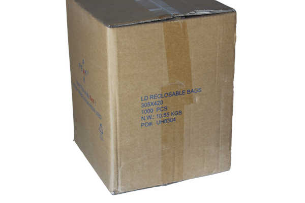 Mini Grip Bag 305mm x 420mm - Box of 1000 bags