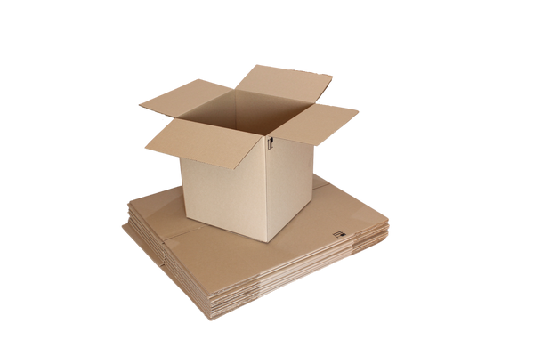 Stock corrugated store boxes